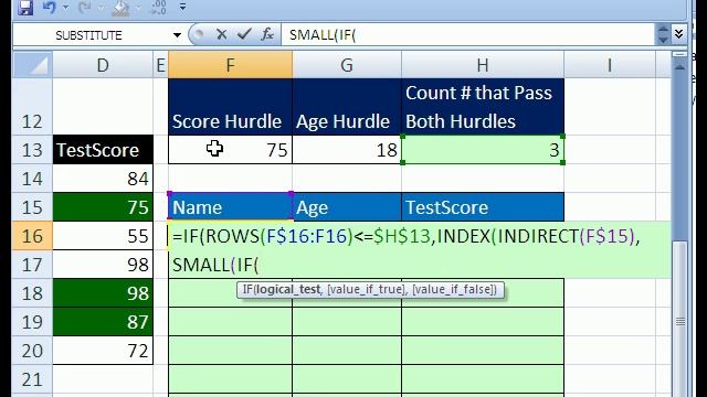 Excel Magic Trick 186 Dynamic Formula Extract Data 2 criteria смотреть онлайн