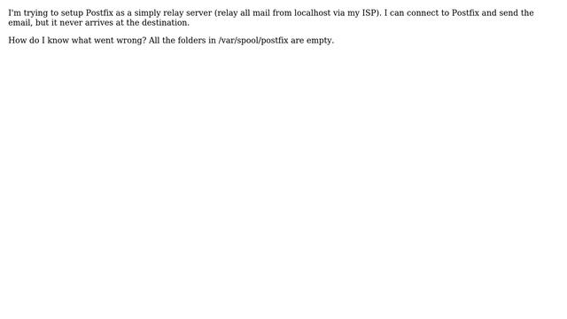 Postfix logs (simple relay server) смотреть онлайн