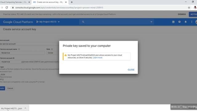 How to create GCP Credentials. смотреть онлайн