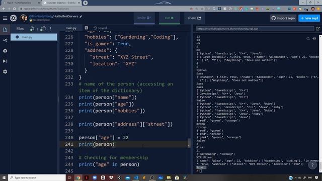 Dictionaries in Python | Python Tutorials For Beginners смотреть онлайн