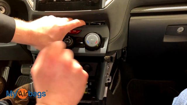 How to Remove SRS Airbag Control Module & Seat Belts on a Subaru Crosstrek | MyAirbags смотреть онлайн