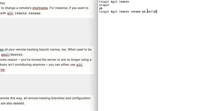 git remote remove and rename смотреть онлайн