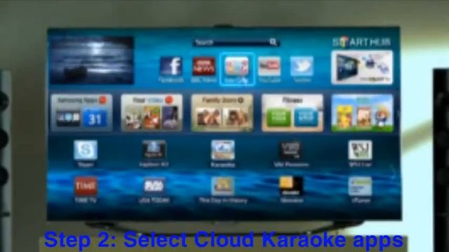 Intro Cloud Karaoke on Samsung Smart TV - English sub смотреть онлайн
