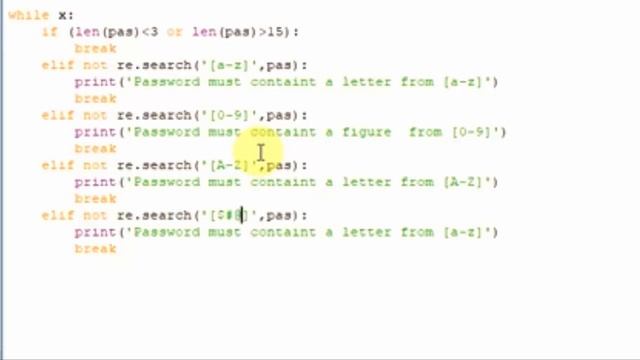 Python program to check the validity of a password ! Python programming смотреть онлайн