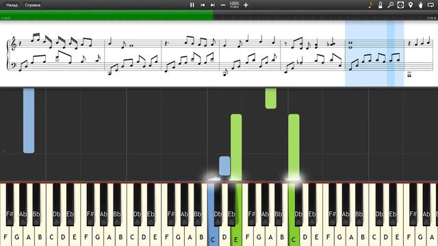 Bleach OST - Here to Stay - Piano tutorial and cover (Sheets + MIDI) смотреть онлайн