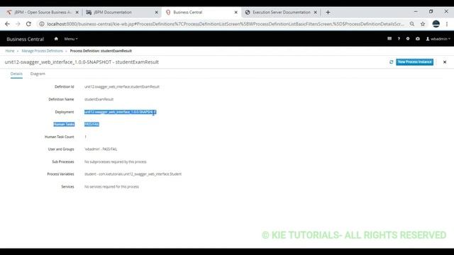 jBPM Swagger Web Interface | jBPM KIE SERVER DOCS | REST API INTERACTION | Unit 12 | KIE TUTORIALS смотреть онлайн