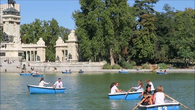 PARQUE DEL RETIRO ~ Escape The City Life Of Madrid смотреть онлайн