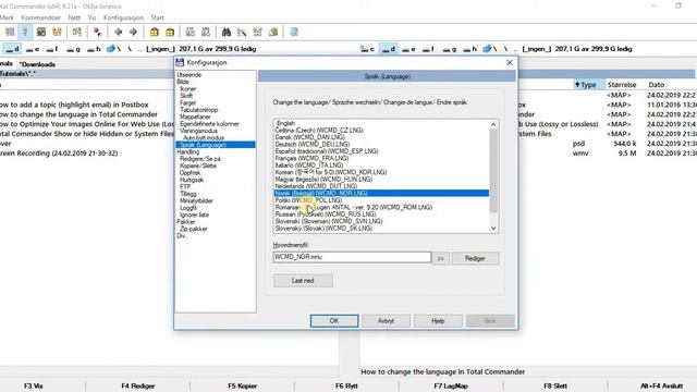 How to change the language in Total Commander смотреть онлайн