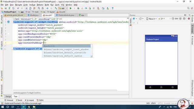 Android Firebase 01 : RecyclerView - Retrieve Text and Images with Picasso смотреть онлайн