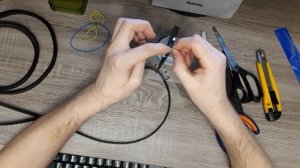 Сращивание ЧПУ зубчатого ремня простой подручный способ