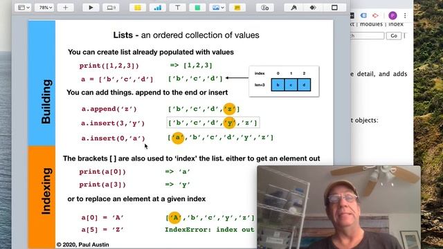 CS Foundations - Python List Intro смотреть онлайн