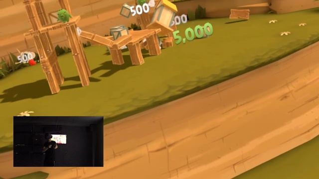 Прохождение на скорость ANGRY BIRDS VR. Sandy Beach смотреть онлайн