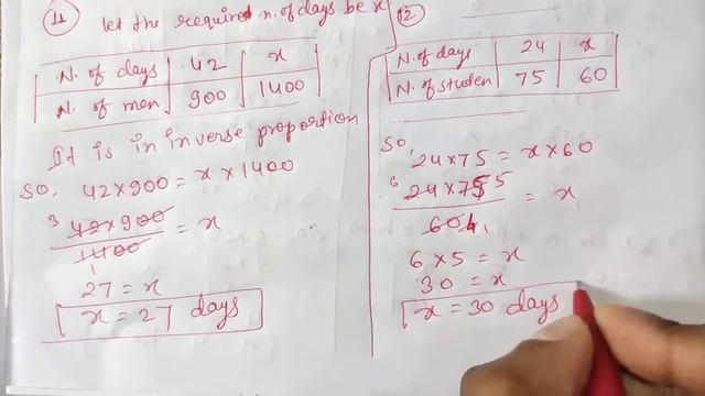 Direct and Inverse Proportions | Class 8 Exercise 12B Question 11-15 | Rs Aggarwal | @mdsirmaths смотреть онлайн