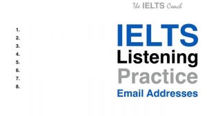 IELTS Listening Practice - Email Addresses