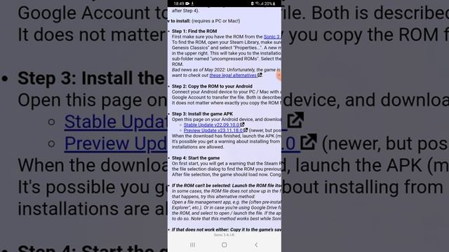 Как скачать соник 3 аир и Steam ROM Sonic 3 & Knuckles. смотреть онлайн