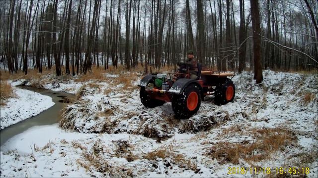 БОЛОТОХОД ВЕЗДЕХОД заехал в устье РЕКИ! Испытания. Ч2