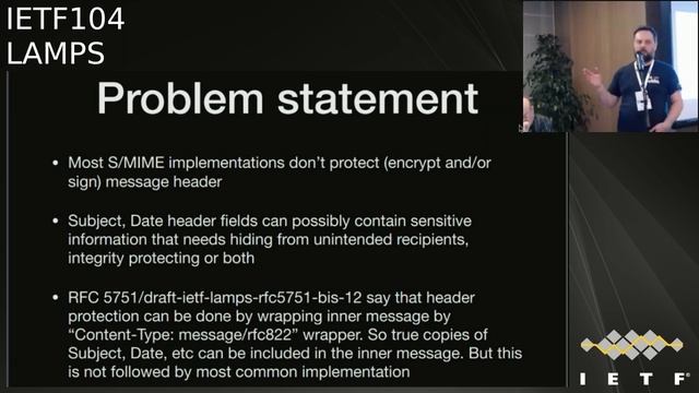 IETF104-LAMPS-20190326-1120 смотреть онлайн