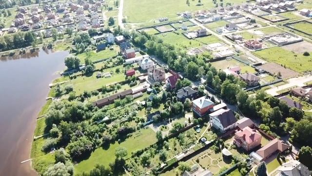 Раменский район Рыбхоз Гжелка д.Поповка сверху.Аэросъёмка в формате 4к смотреть онлайн