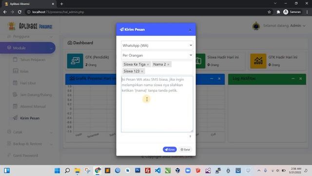 Demo Aplikasi Absensi v2.0.0 (Scan QR Code dengan App Android dan Website) смотреть онлайн
