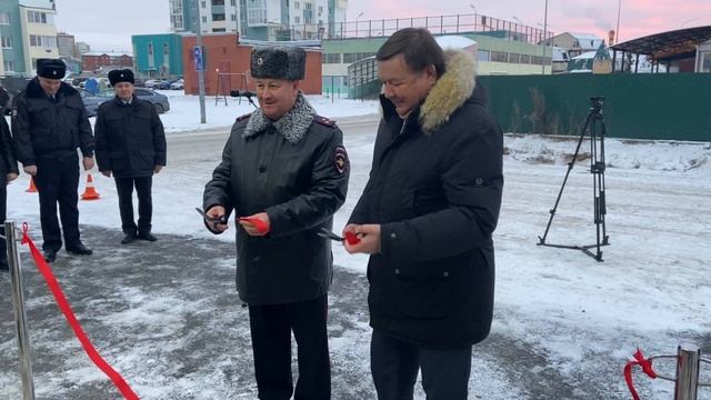 Церемония открытия участкового пункта в полиции в Ханты-Мансийске смотреть онлайн