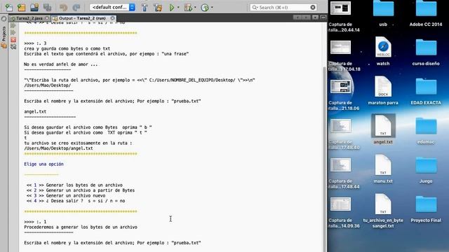 Crear Archivos de txt y bytes con arreglos en java смотреть онлайн