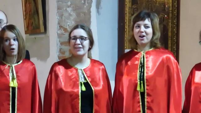 Молодежный хор Возрождение. Отче наш (Н. Кедров) смотреть онлайн