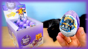 TOBOT яйцо сюприз Шоки Токи с фигуркой робота