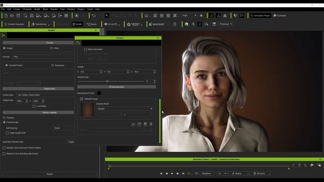 Character Creator 4 Tutorial - Rendering Settings