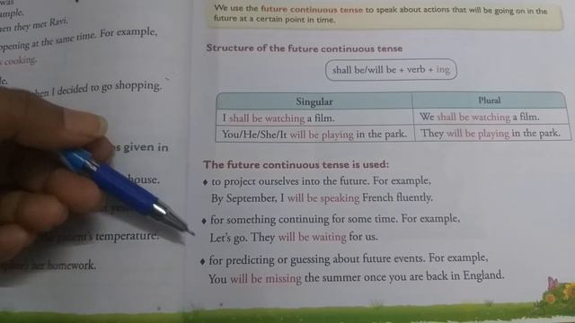 class 5th English Grammar Future Continuous Tense смотреть онлайн