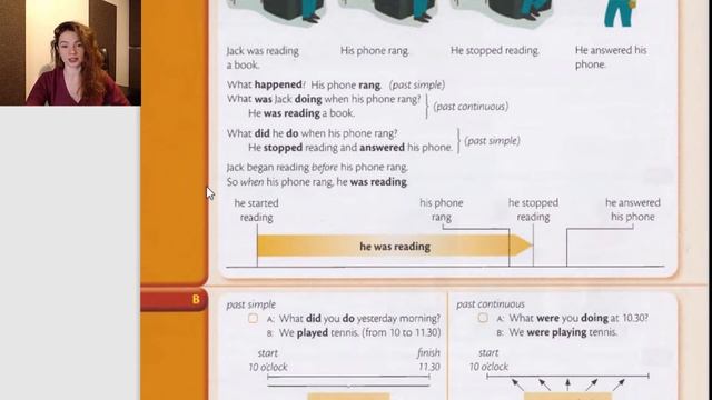 Essential Grammar in Use. Unit 14 past simple & past continuous смотреть онлайн
