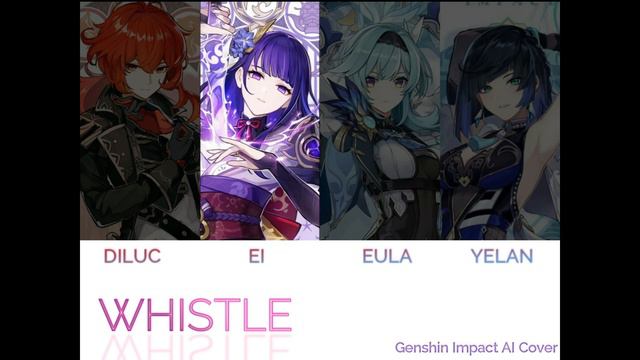 Whistle (BLACKPINK) - Genshin Impact AI Cover смотреть онлайн