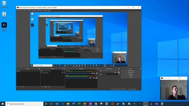 How to See Yourself while using OBS Screen Recorder смотреть онлайн