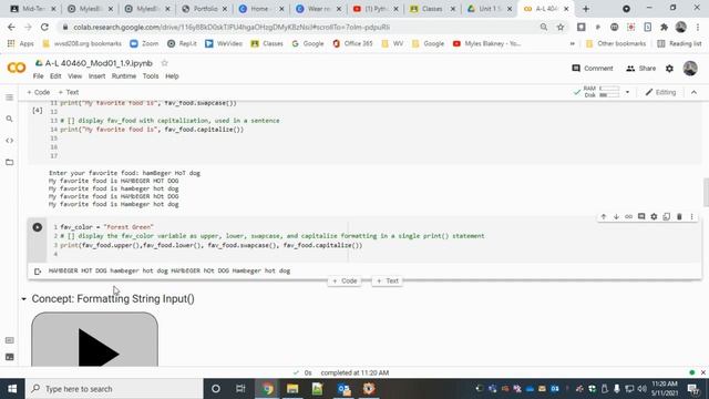 Python Unit 1 Section 1.9 смотреть онлайн