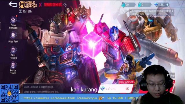 PAKE CARA HEMAT INI DAPAT SKIN LIMITED DAN SKIN TRANSFORMERS - Mobile Legends смотреть онлайн
