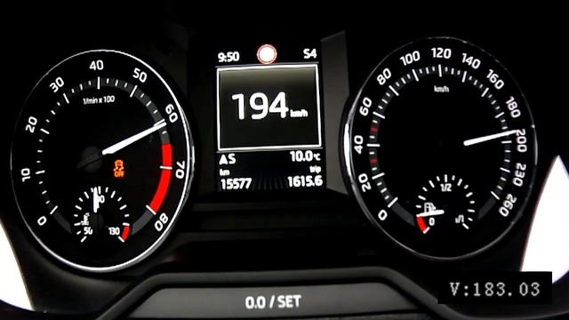 Skoda Octavia Scout 2015 1,8 TSI 4x4 - Acceleration 0-225 Km/h