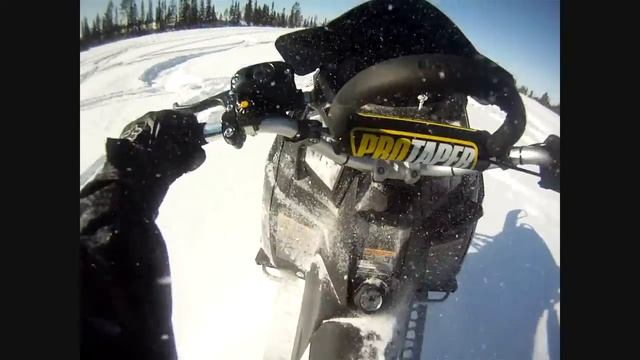 Polaris Pro RMK 800 155 2012. Test Ride. смотреть онлайн