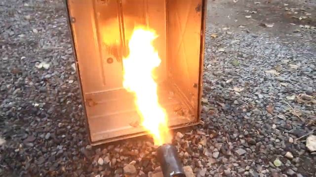 Горелка на отработке с распылением от компрессора смотреть онлайн