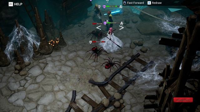 Играем в Grand Guilds [2] (пошаговая ролевая игра в стиле Final Fantasy с элементами КИ) смотреть онлайн