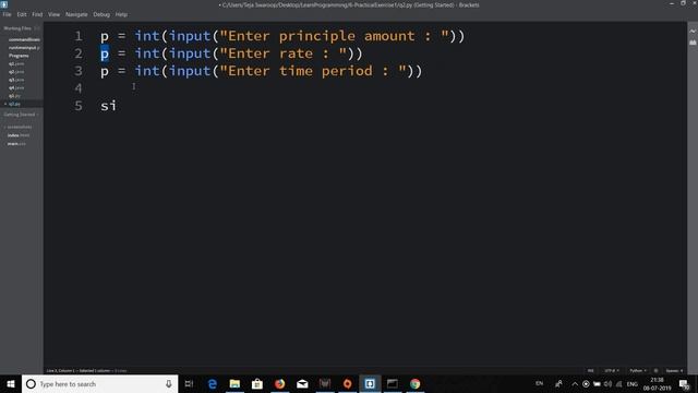PFB #19 - Practical Exercise in Python (Arithmetic Operators) смотреть онлайн