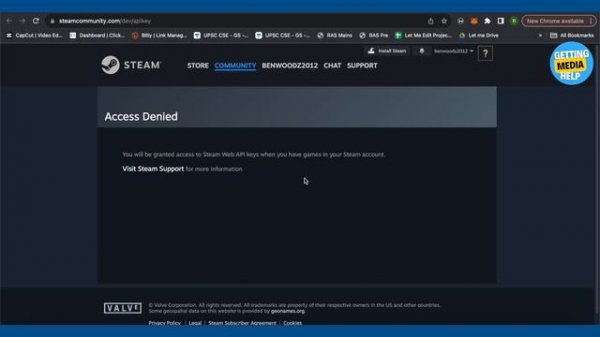 How To Get Steam Api Key (2023)
