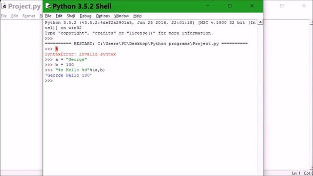 Understanding Python(Step by step guide for complete NOVICE) (3 String Formatting Operators) смотреть онлайн