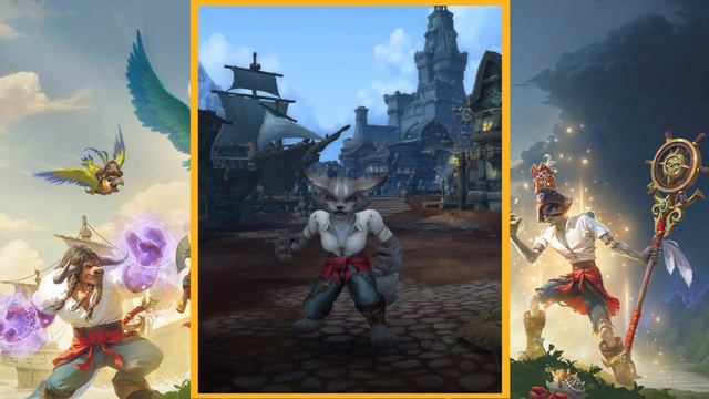 All Pirate Login Poses - World of Warcraft: Plunderstorm смотреть онлайн
