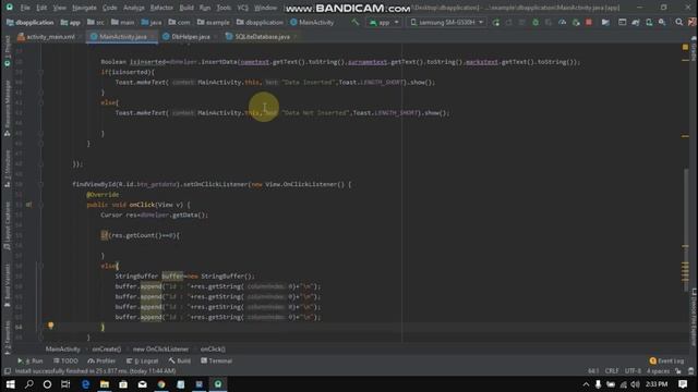 How to get data from SQLite database in android studio смотреть онлайн