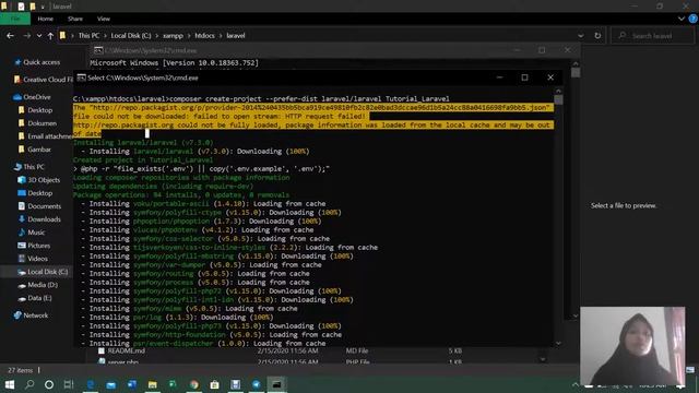 Tutorial How to Make Laravel Project and How to Edit Laravel Project смотреть онлайн