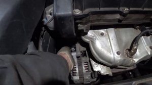 Замена натяжного ролика ручейкового ремня Peugeot 307 бензин