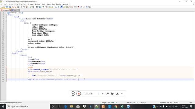 # PHP | How to Fetch Data From Database in PHP And Display HTML Tables смотреть онлайн