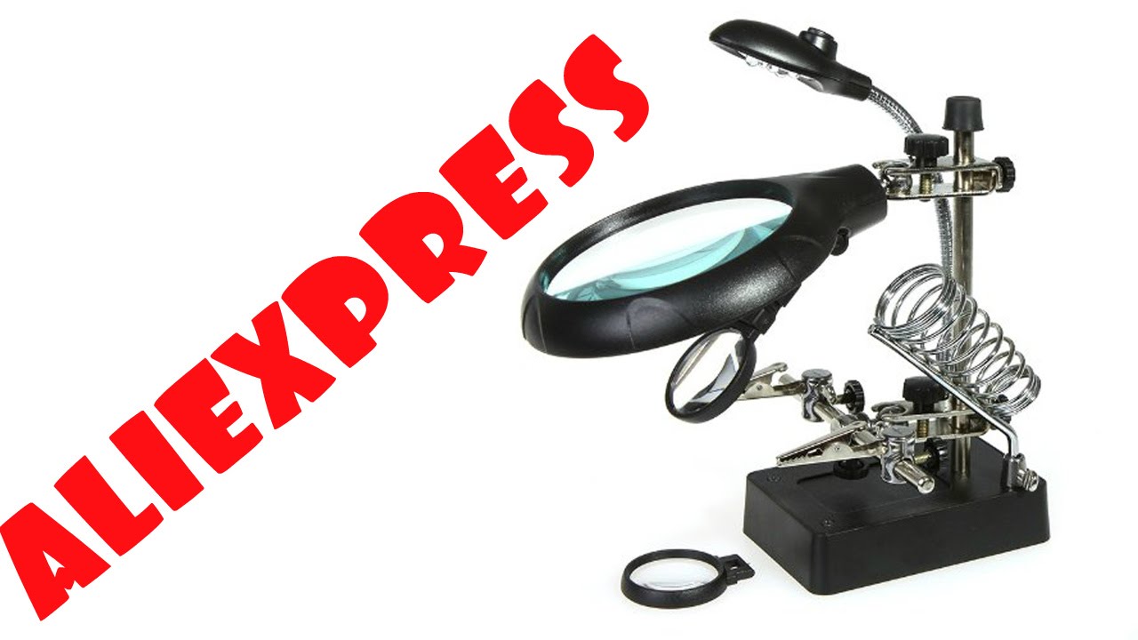 ? ТРЕТЬЯ РУКА ДЛЯ ПАЙКИ С ЛУПОЙ И ПОДСВЕТКОЙ С АЛИЭКСПРЕСС смотреть онлайн