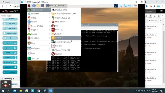 Ver la temperatura de la Raspberry Pi 4 en Node-Red смотреть онлайн