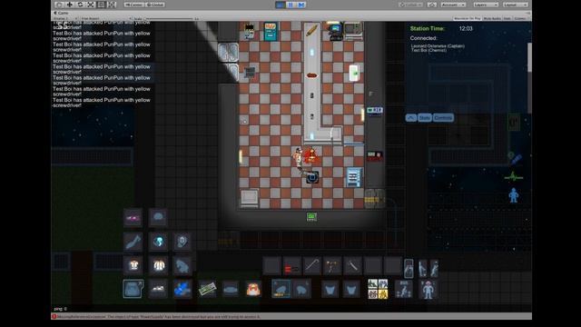 [Unitystation] - Running around the station смотреть онлайн