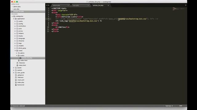 Adding CSS JS files in Codeigniter PHP смотреть онлайн